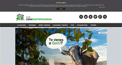 Desktop Screenshot of casamartintxorena.com